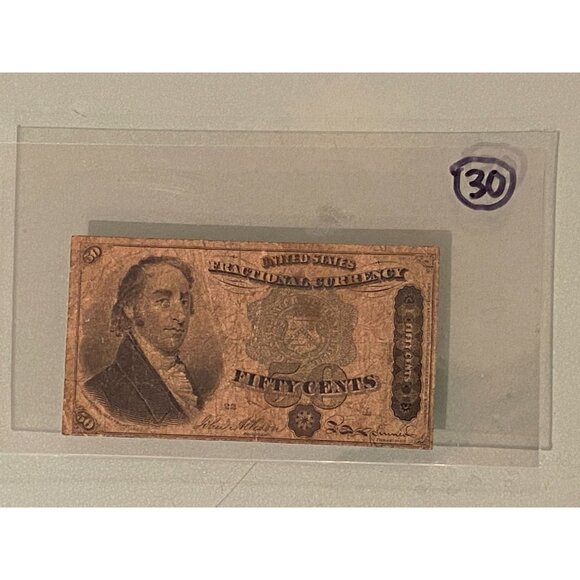 Other - 1860s U.S. Fractional Currency 50 Cents Note